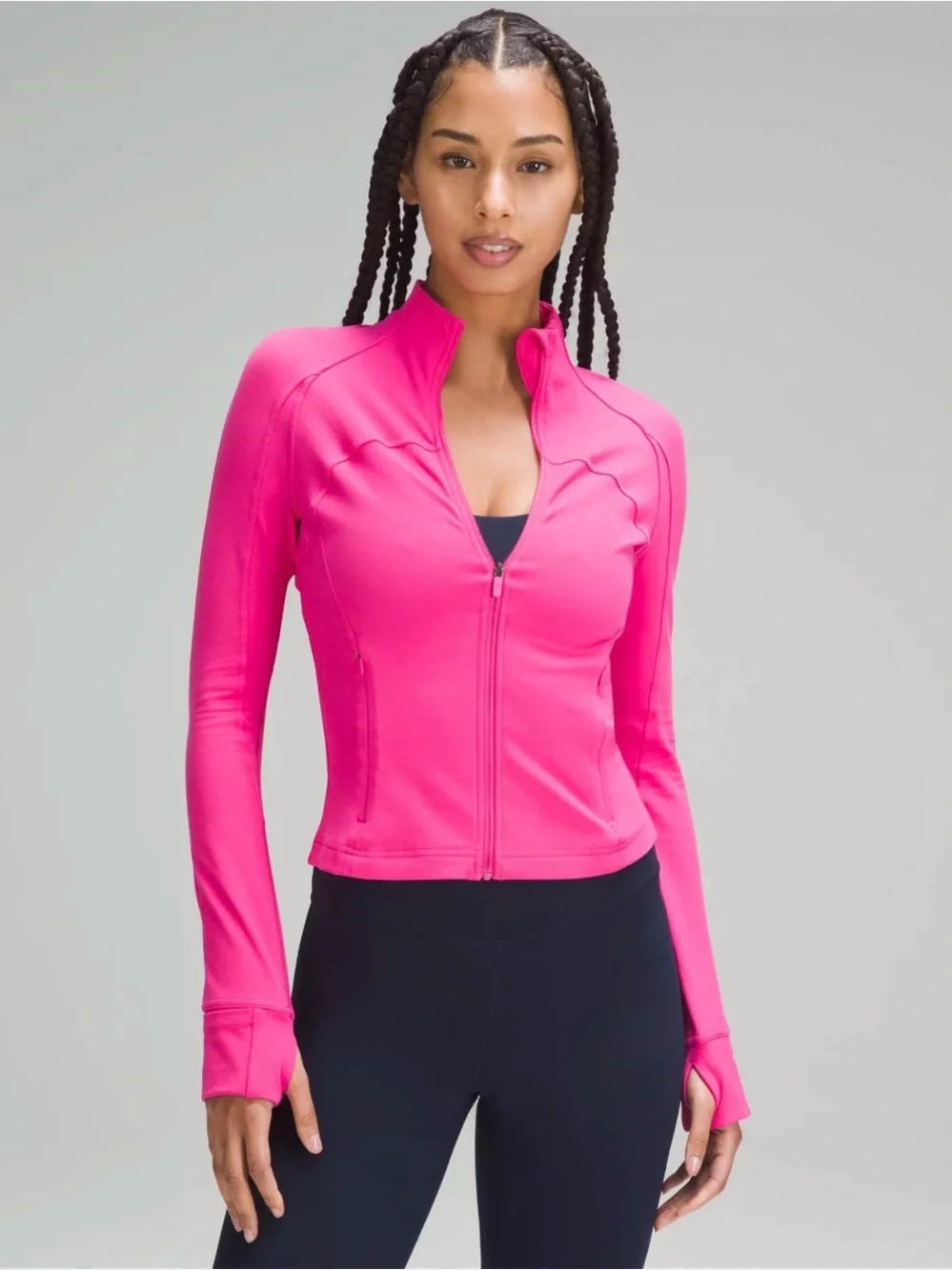 Lululemon Nulu Cropped Define Jacket Sonic Pink✨🌸